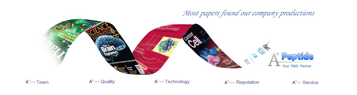 Authorized source banner showing peptide research papers